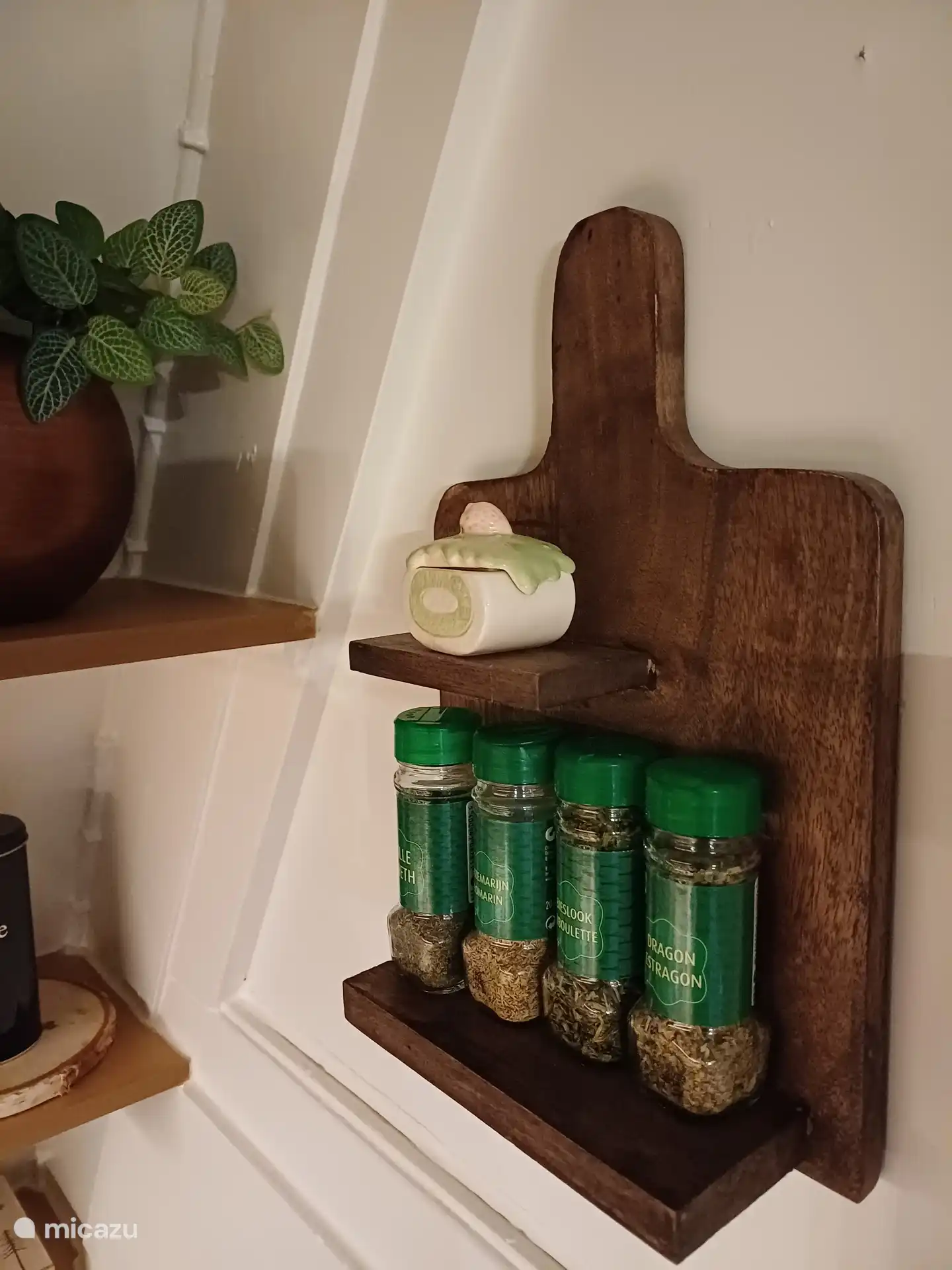 Die Ecke der getrockneten Kräuter.