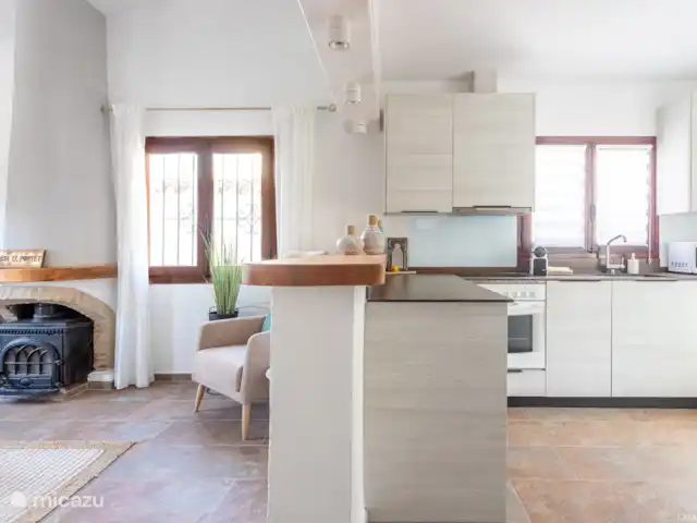 Casa El Portet en España, Costa Blanca, Moraira - casa vacacional Cocina abierta