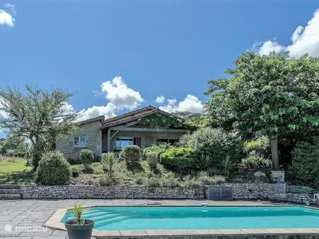 Vignefermé en Francia, Dordoña, Razac-de-Saussignac - casa vacacional La piscina
