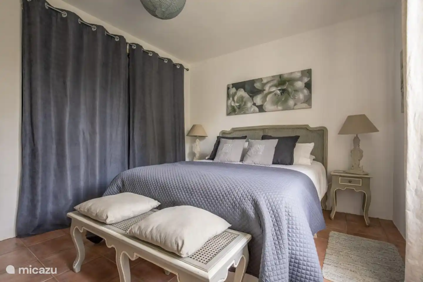 Das Schlafzimmer im Erdgeschoss