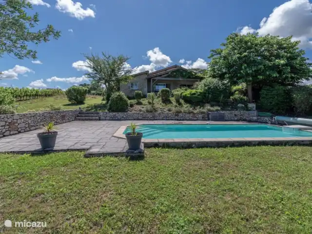 Vignefermé en Francia, Dordoña, Razac-de-Saussignac - casa vacacional Amplia piscina