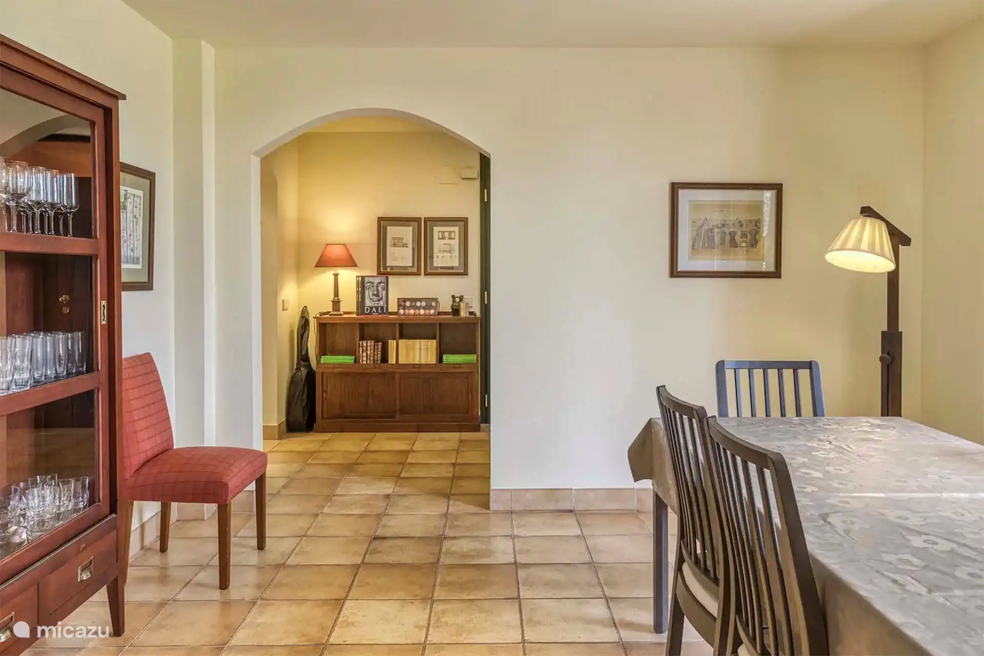 Essbereich des Wohnzimmers