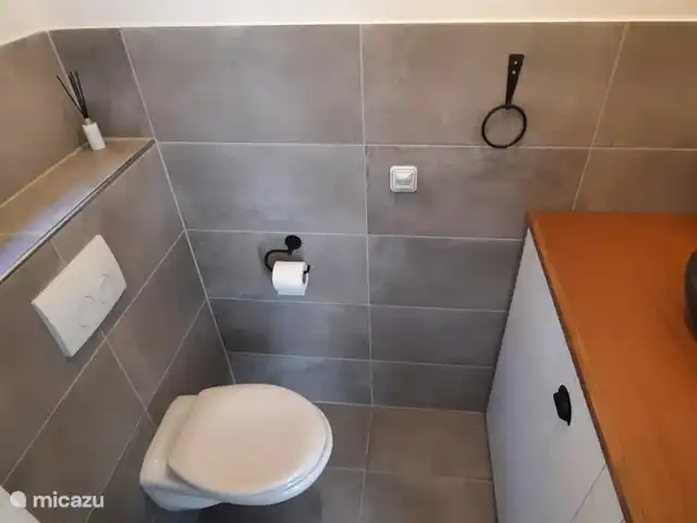 Location de Vacances Pays-Bas, Gueldre, Zelhem, bungalow - Le bungalow Reekamp 1 WC séparé avec machine à laver.