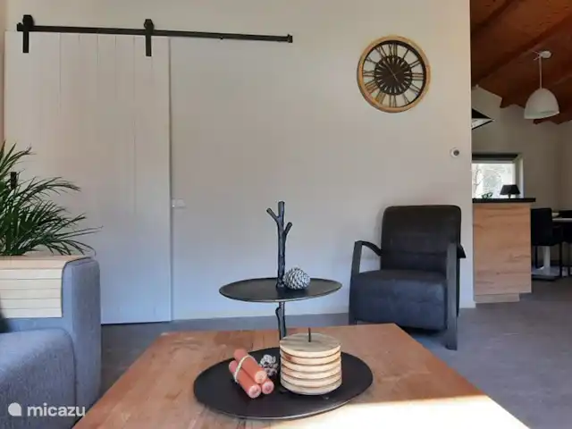 Location de Vacances Pays-Bas, Gueldre, Zelhem, bungalow - Le bungalow Reekamp 1 Salon avec chaise haute