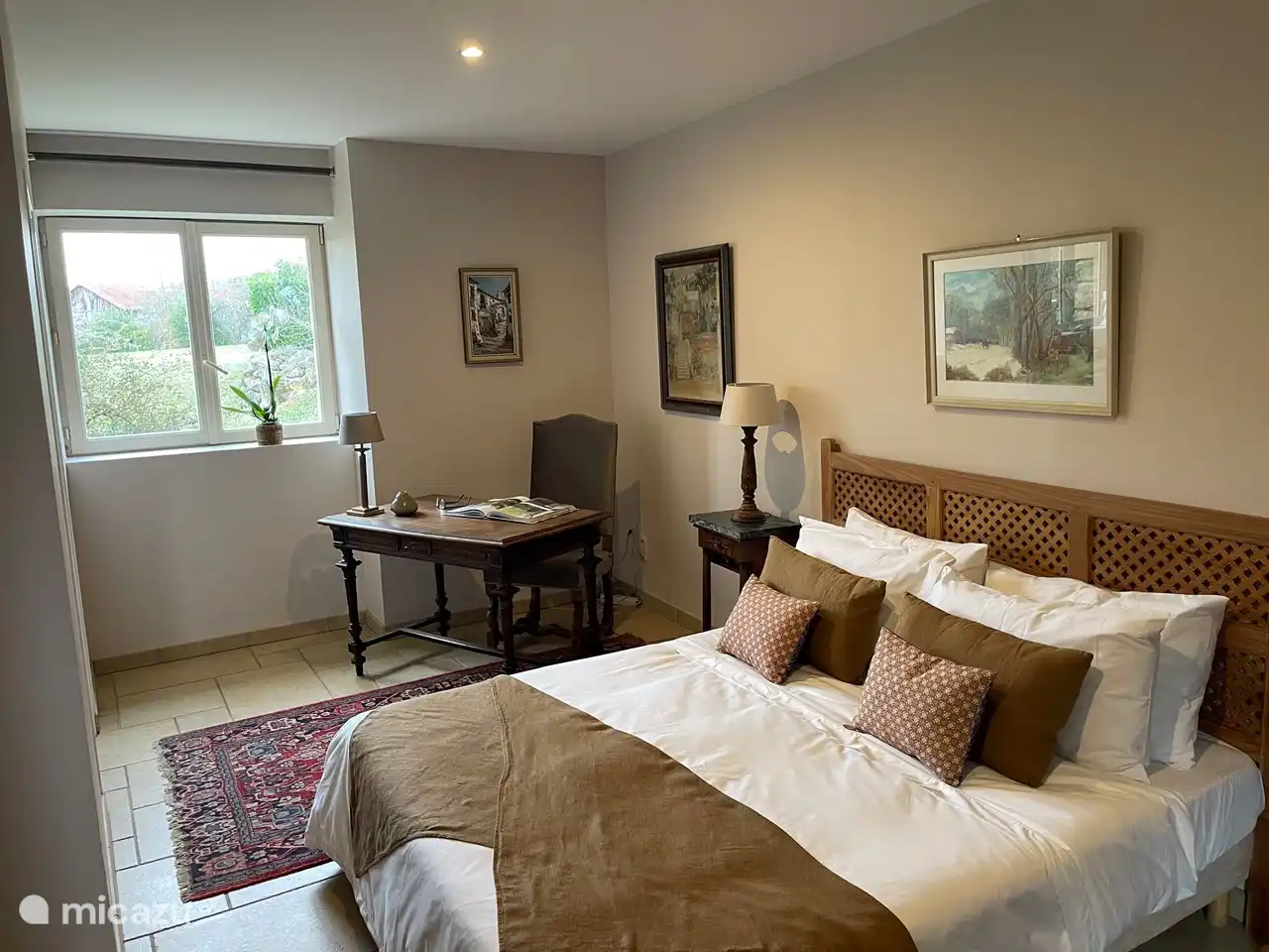 Das Hauptschlafzimmer.