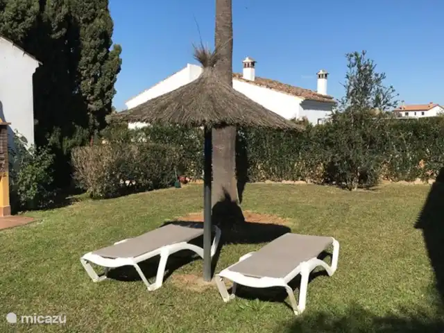Casas Sol & Luna | Finca Paradiso | Espagne, Andalousie, Conil de la Frontera - maison de vacances Grande terrasse extérieure avec véranda et barbecue extérieur