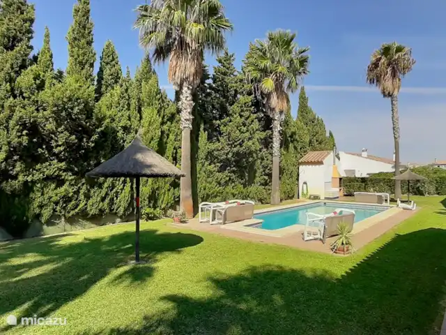 Casas Sol & Luna | Finca Paradiso | Espagne, Andalousie, Conil de la Frontera - maison de vacances Jardin subtropical et grande piscine privée