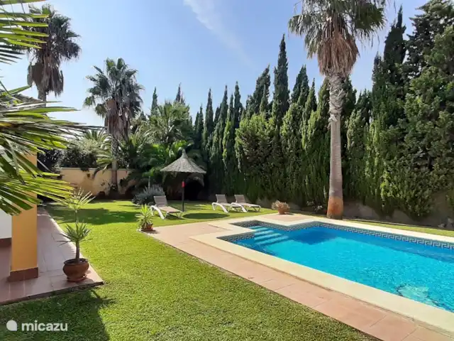 Casas Sol & Luna | Finca Paradiso | Espagne, Andalousie, Conil de la Frontera - maison de vacances Jardin subtropical et grande piscine privée