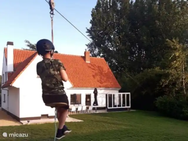 Location de Vacances Belgique, Côte Belge, Nieuwpoort, villa - Villa de beachcomber téléphérique dans le jardin