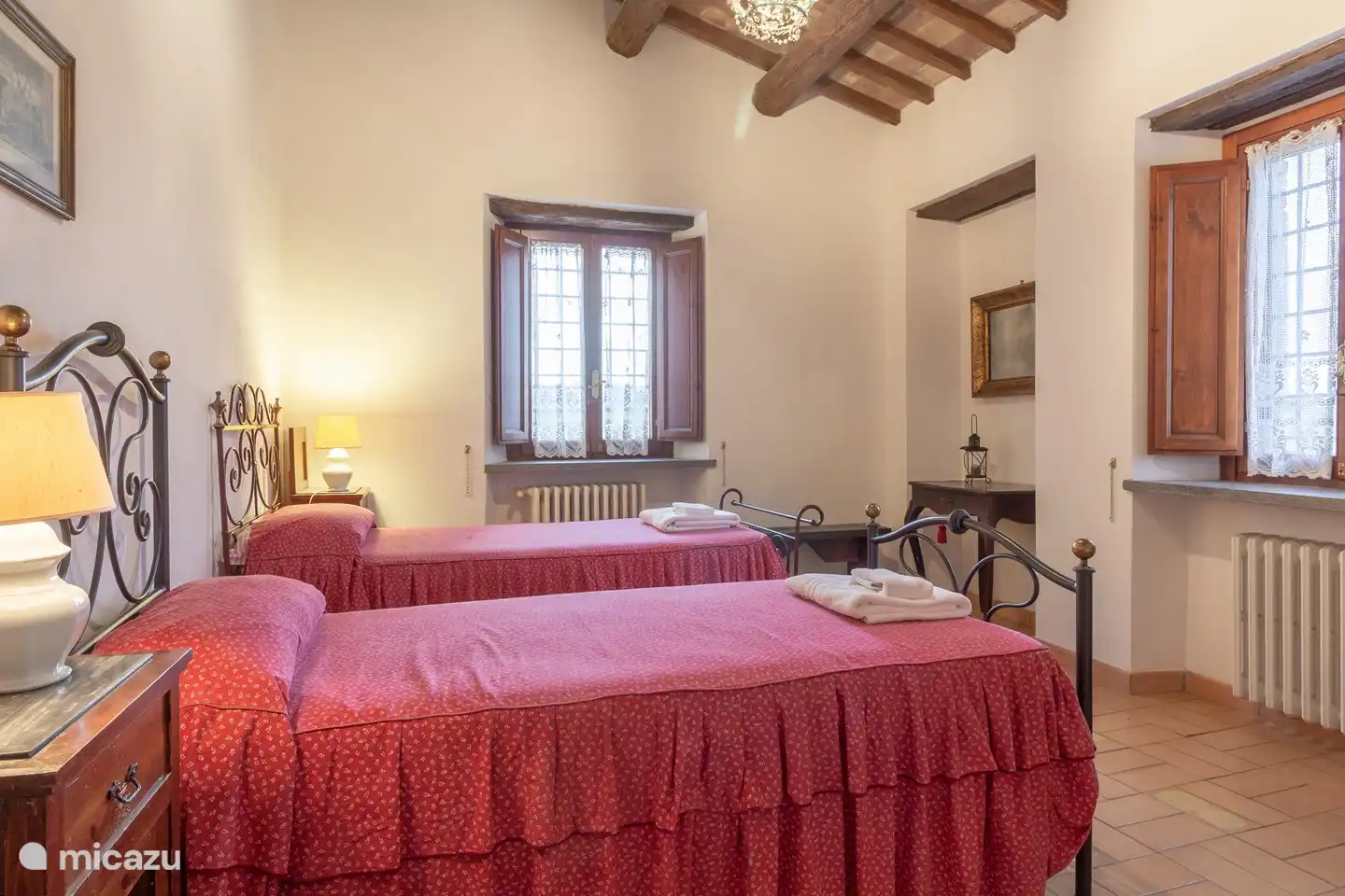 Schlafzimmer 3 mit 2 Einzelbetten