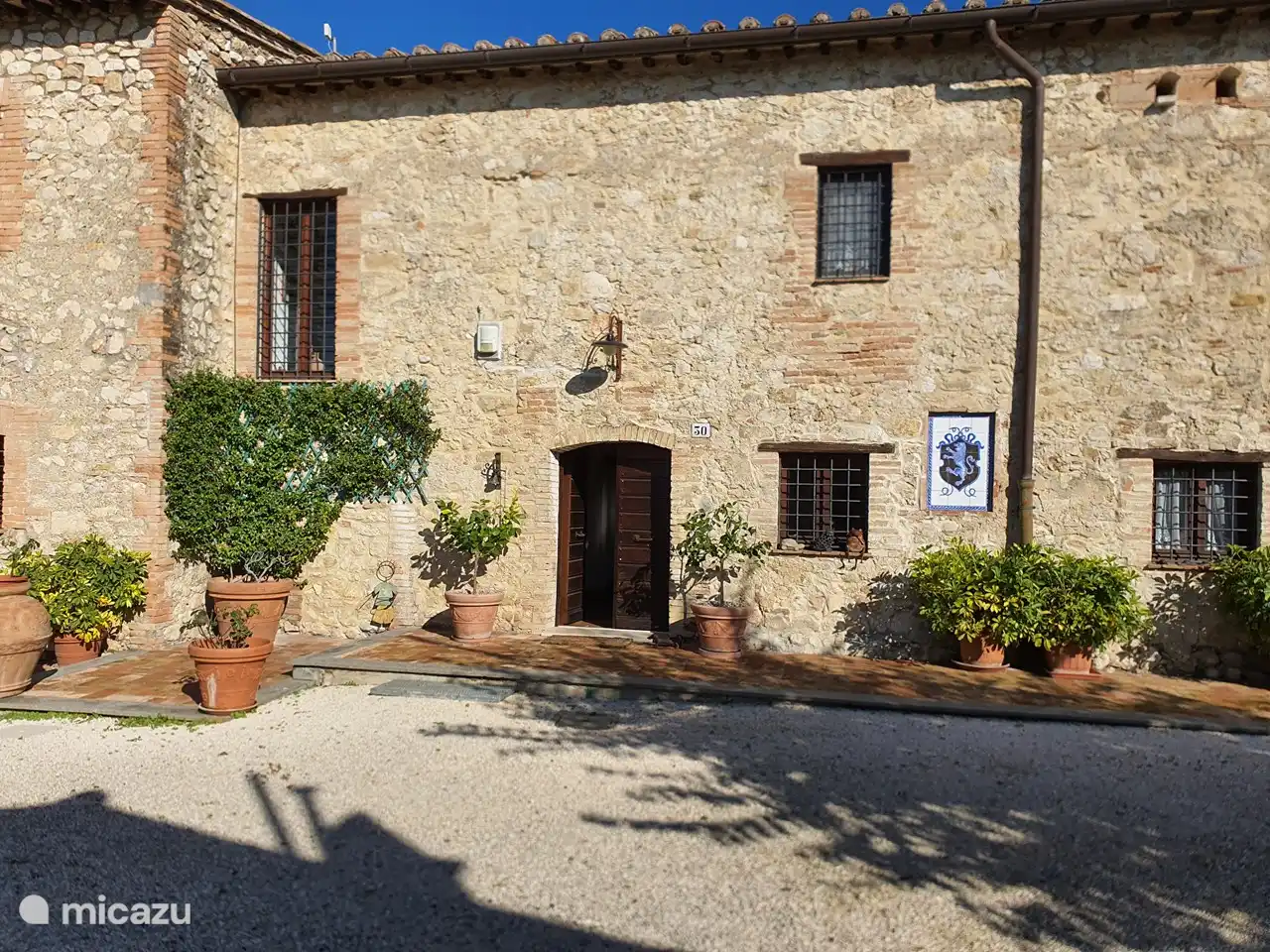 Eingang zu Casale Linda