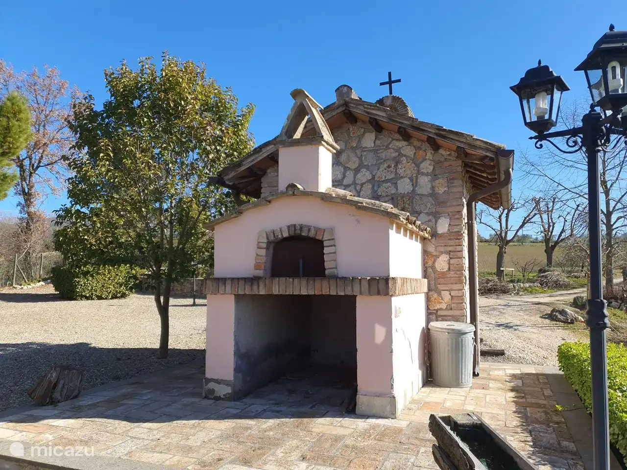 Steinofen für Pizza