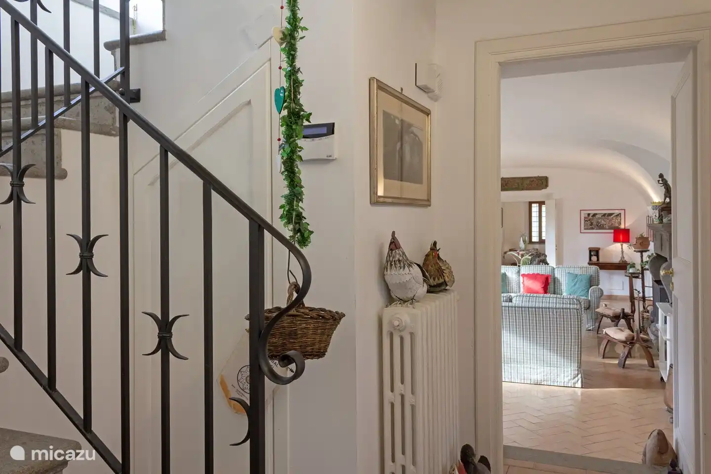 Treppe zum Obergeschoss