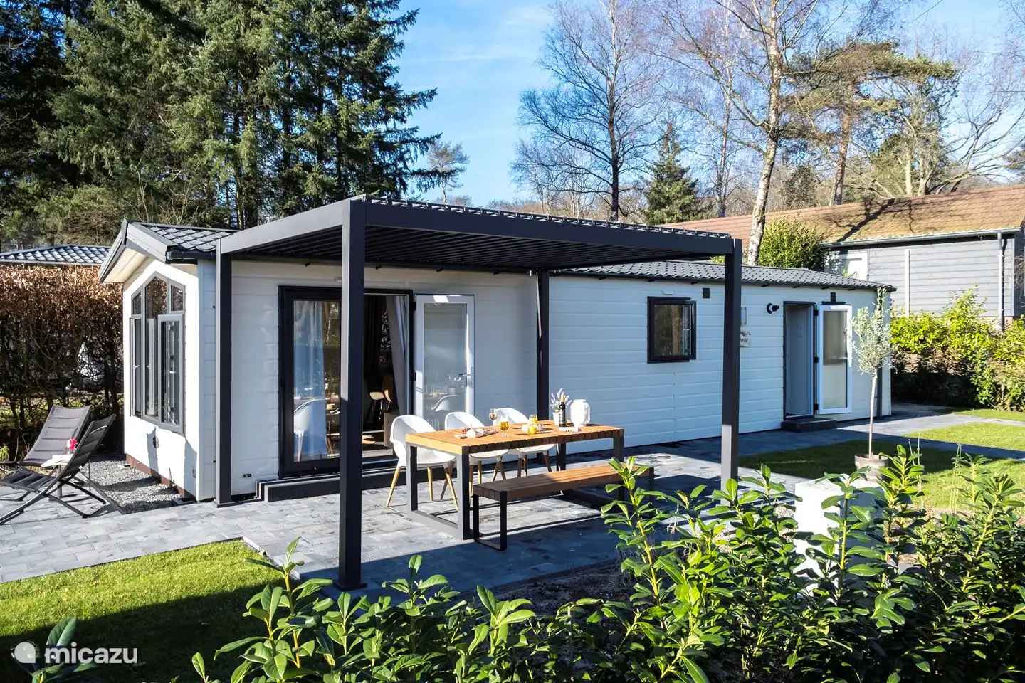 Unser Ferienhaus auf der Veluwe: Magnolia in Niederlande, Gelderland, Beekbergen - Chalet