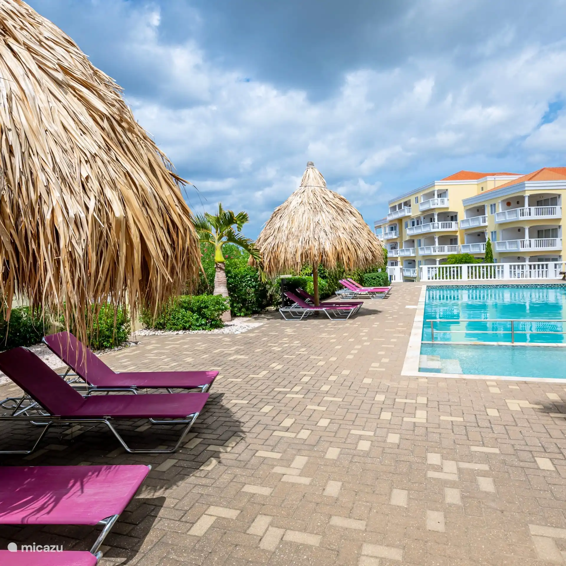 Les palapas apportent ombre et ambiance.