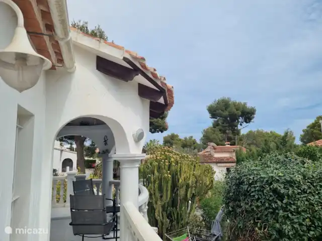 Villa Faisán en España, Costa Blanca, Moraira - villa Vista desde el balcón