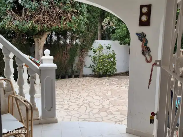 Villa Faisán en España, Costa Blanca, Moraira - villa Terraza cubierta abajo