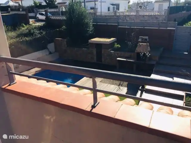 Casa José Ramón en España, Costa Dorada, Tarragona - casa vacacional Vista desde la terraza de arriba