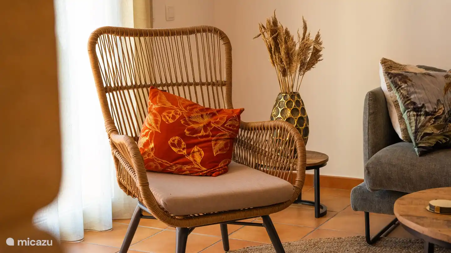 Bonitos muebles para relajarse.