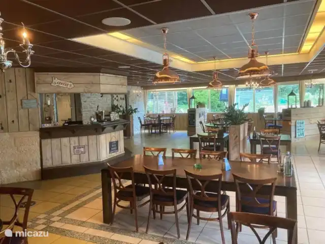 Maison de luxe 'De Boskant' | Pays-Bas, Overijssel, Gramsbergen - maison de vacances Restaurant Spiez. Variés à la carte ou buffet. Remarque : Pas toujours ouvert.