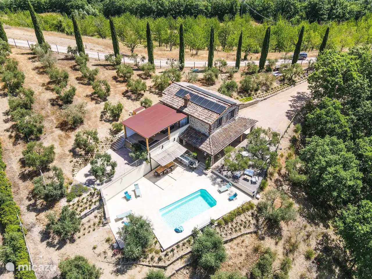 Panoramablick auf das Haus