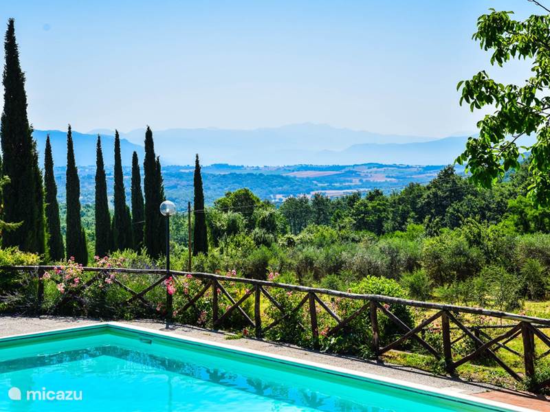 Ferienwohnung Italien, Umbrien, Santa Restituta Ferienhaus Cottage mit privatem Pool und Panorama