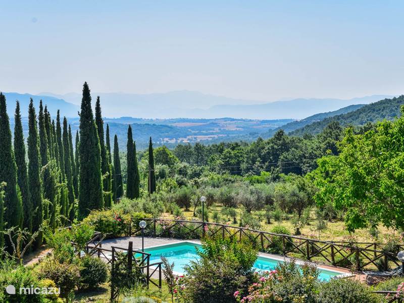Ferienwohnung Italien, Umbrien, Santa Restituta Ferienhaus Cottage mit privatem Pool und Panorama