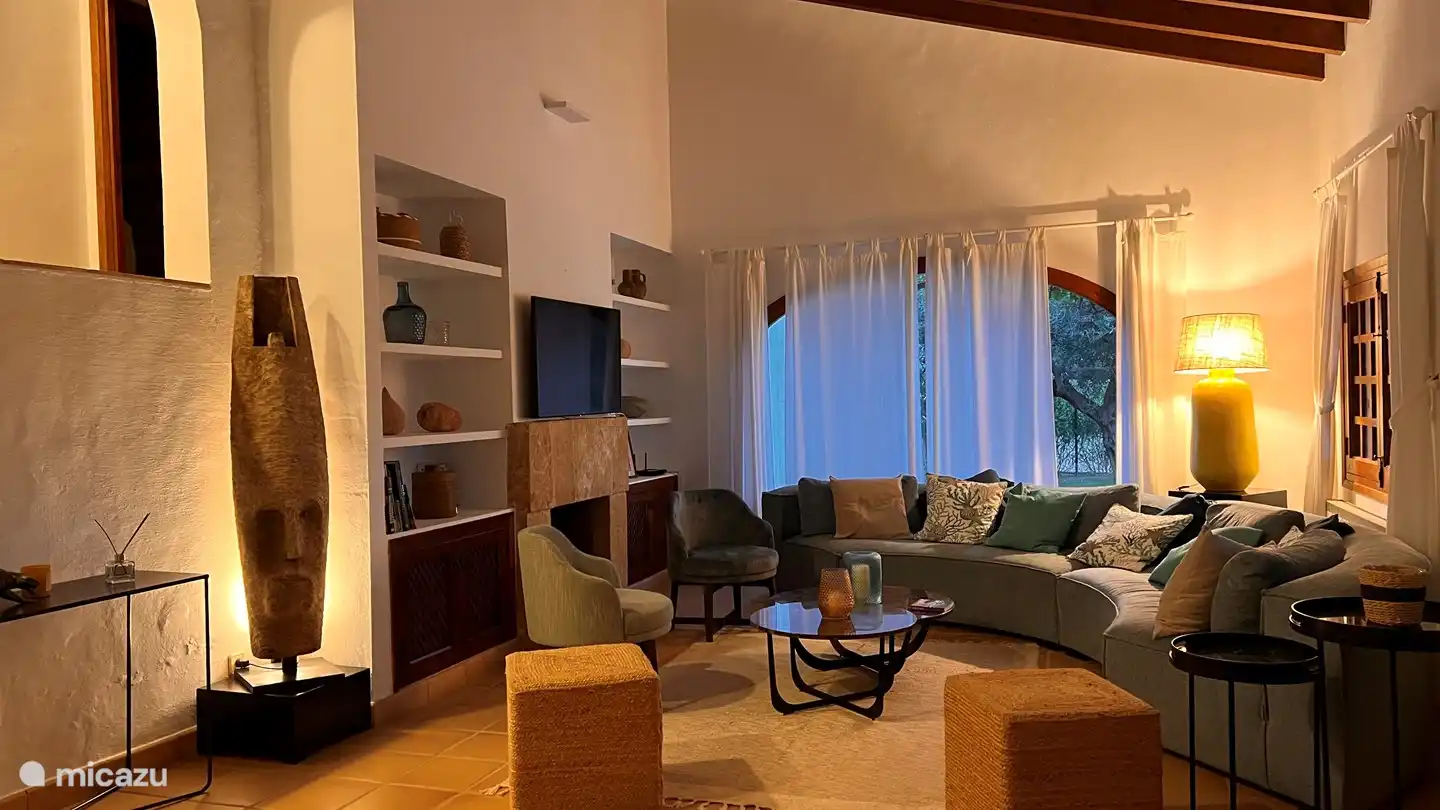 Living room in the evening