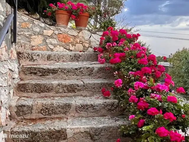 Villa Pomélo | Espagne, Costa Blanca, Jávea - villa Escaliers menant à la terrasse et à l'entrée.