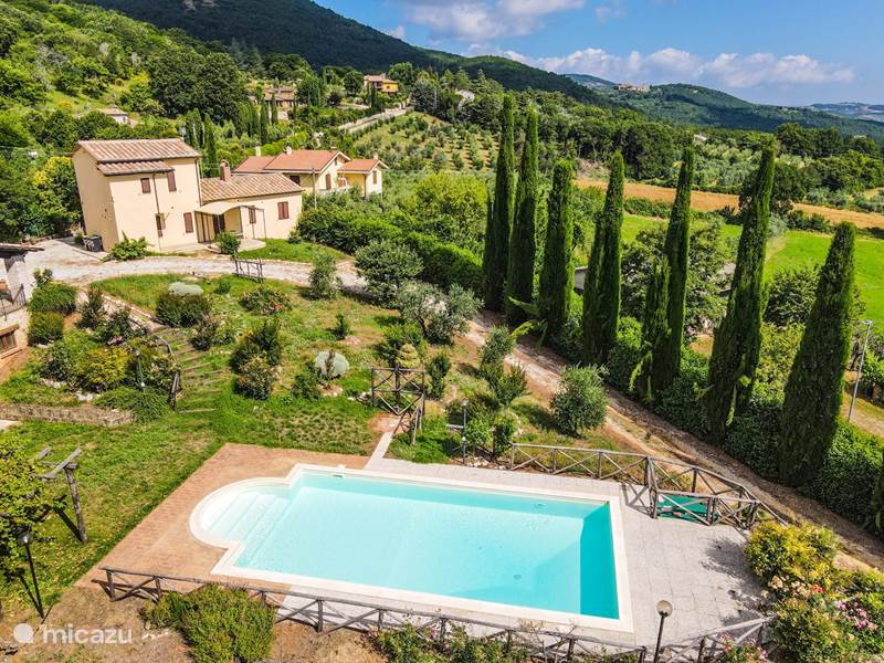 Ferienwohnung Italien, Umbrien, Santa Restituta Ferienhaus Haus für 7p mit privatem Pool