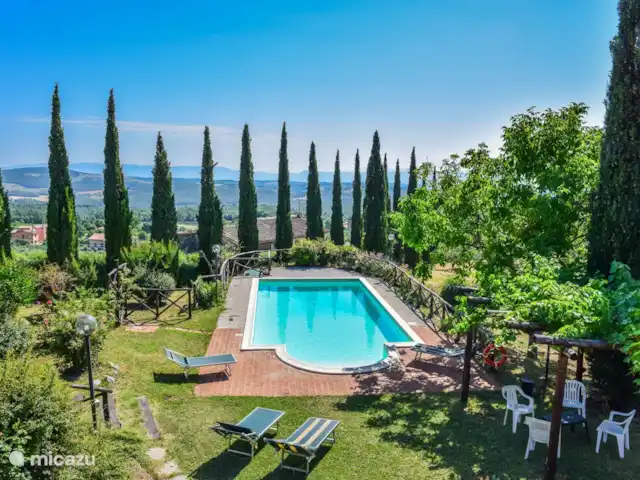 Maison pour 7p avec piscine privée | Italie, Ombrie, Santa Restituta - maison de vacances