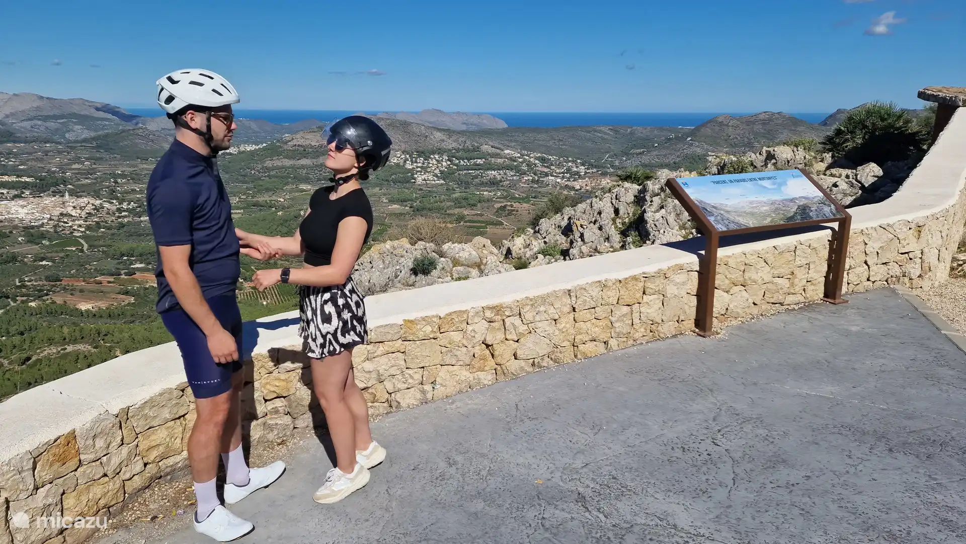 Radfahren auf dem Col de Rates 