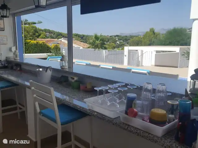 Maison Marie | Espagne, Costa Blanca, Moraira - villa Vue de la cuisine d'été