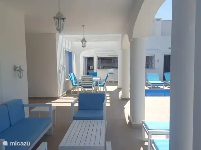 Maison Marie | Espagne, Costa Blanca, Moraira - villa Salle à manger extérieure, salon et cuisine d'été