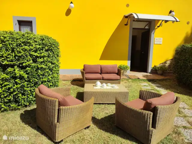 gîte / cottage huren in Italië, Marche, Cessapalombo – Appartement Ginestra Tuin