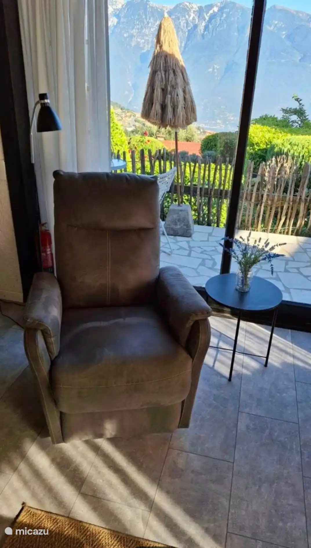 Relaxfauteuil in de woonkamer
