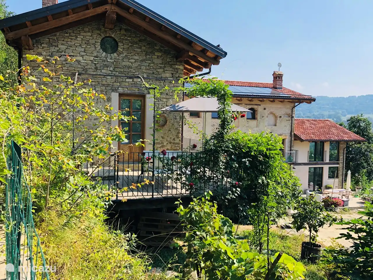 Casa SantAnna vom Wanderweg aus.