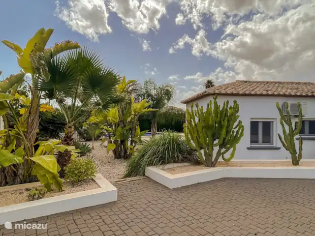 La Quimera Jávea huren in Spanje, Costa Blanca, Jávea - villa Zicht vanaf de oprijlaan.