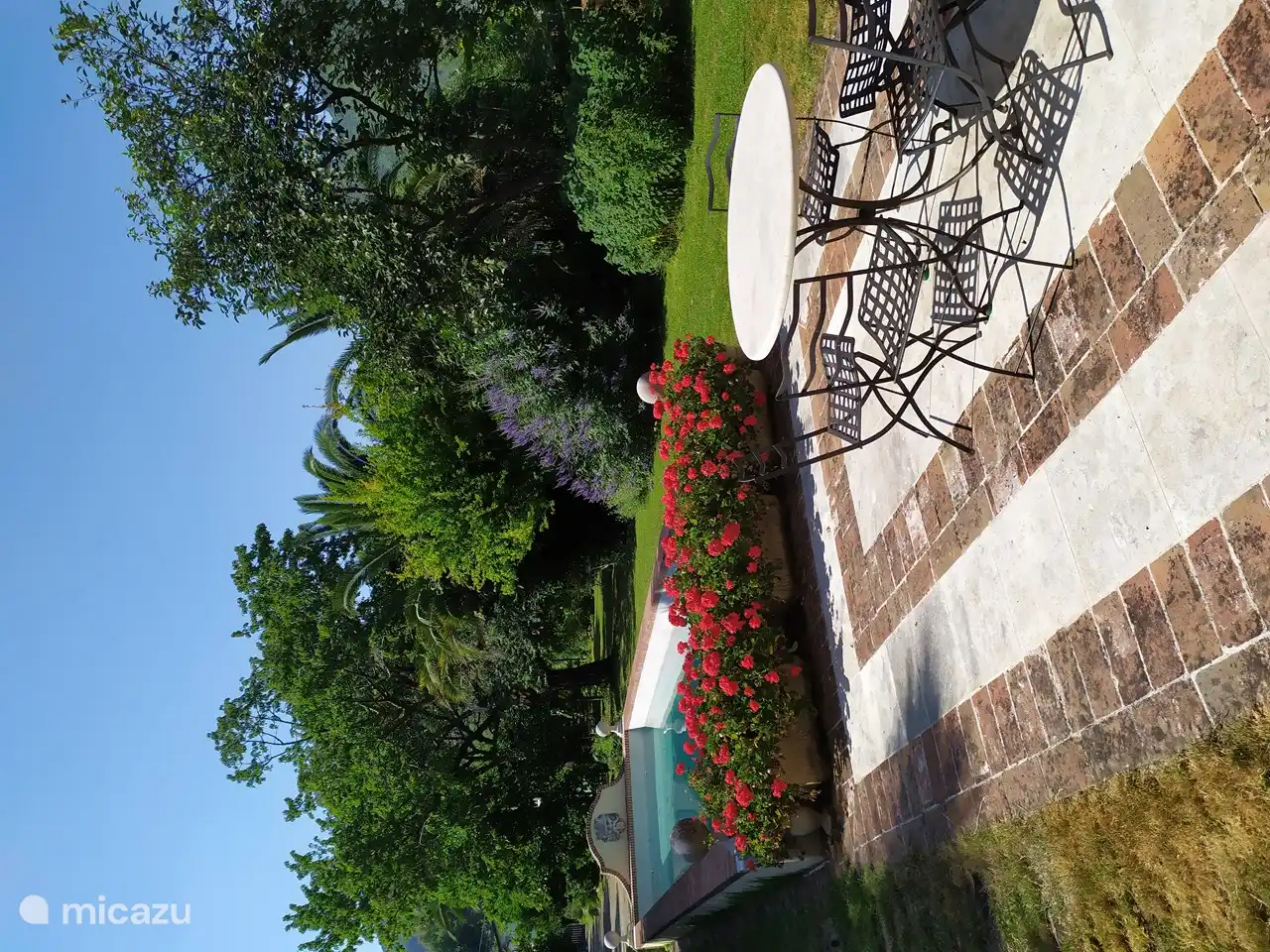 Der Garten und der Pool