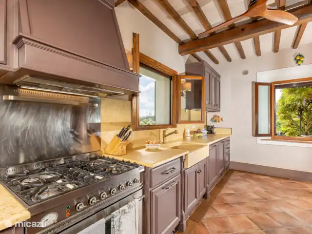 Casa dei Fiore/Montalcino/d’Orcia | Italie, Toscane, Buonconvento - maison mitoyenne Cuisine entièrement équipée