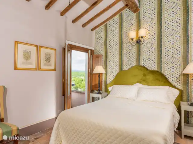 Casa dei Fiore/Montalcino/d’Orcia | Italie, Toscane, Buonconvento - maison mitoyenne chambre 2 avec lit double et salle de bain ensuite