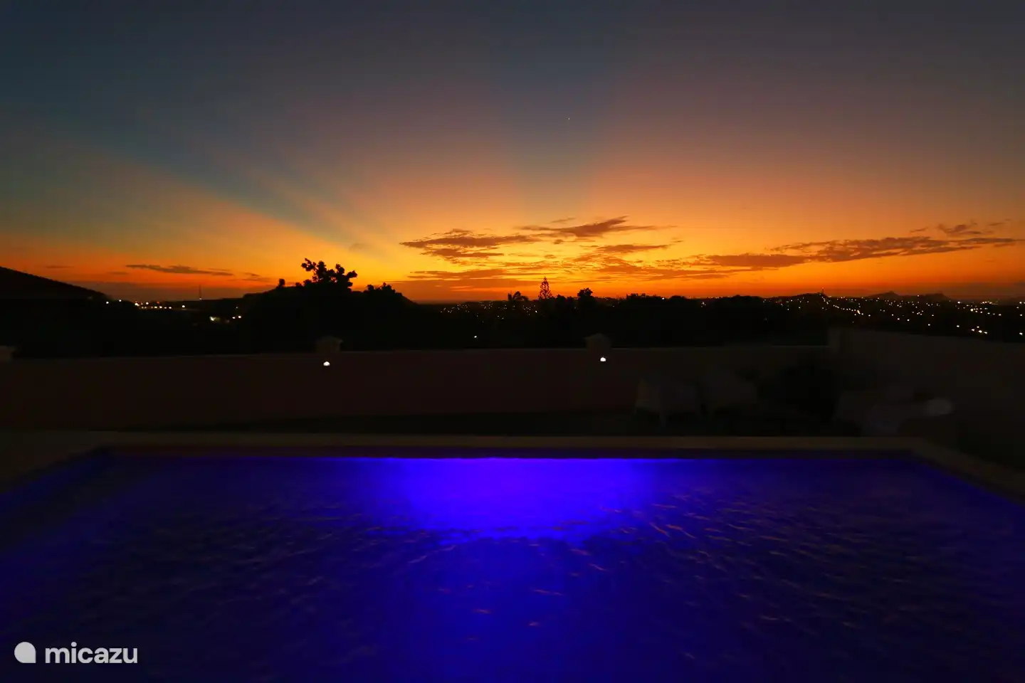 Sunset from the porch