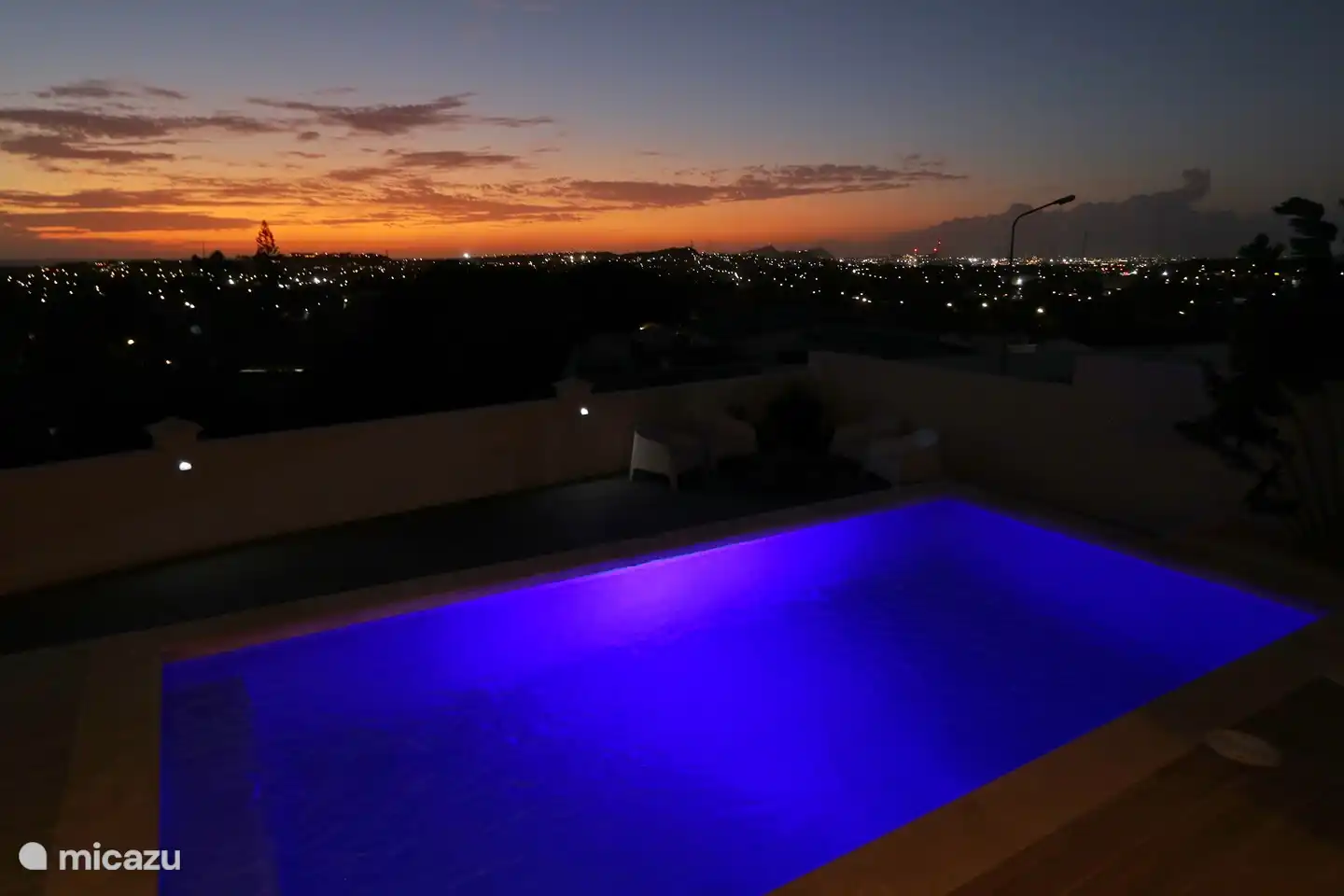 Sunset from the porch