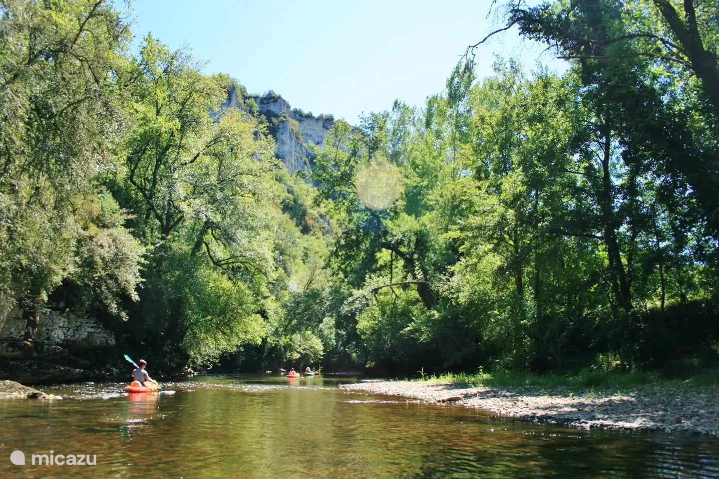 Canoe Kayak hire available on the Cele, Lot and Aveyron rivers.