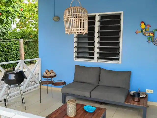 Cas Bunita en Curazao, Bandabou (oeste), Fontein - villa Asiento 2 terraza