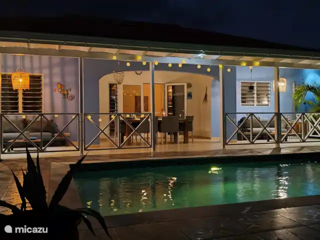 Cas Bunita en Curazao, Bandabou (oeste), Fontein - villa Bonita terraza