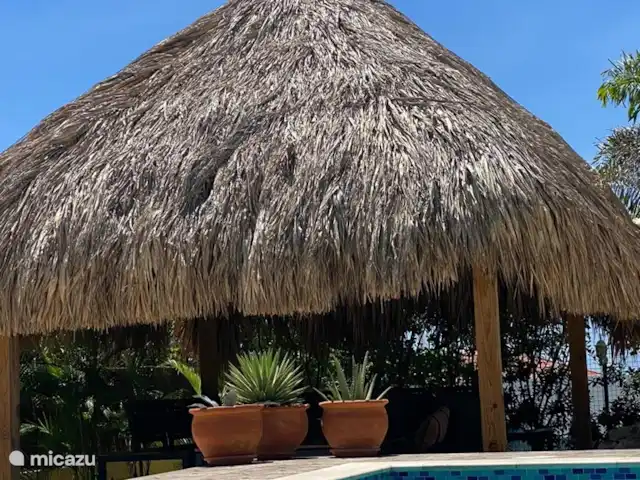 Cas Bunita en Curazao, Bandabou (oeste), Fontein - villa Asientos cubiertos / palapa