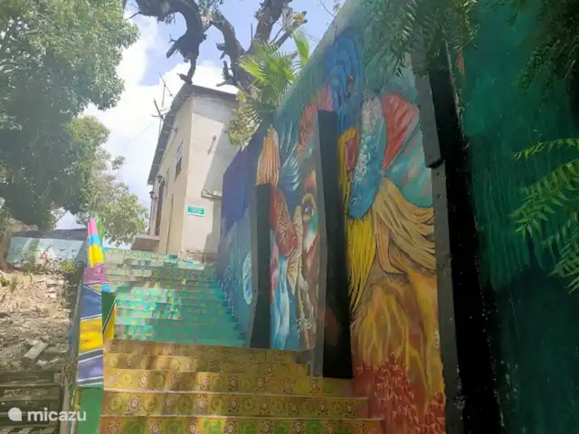 Cas Bunita en Curazao, Bandabou (oeste), Fontein - villa Willemstad