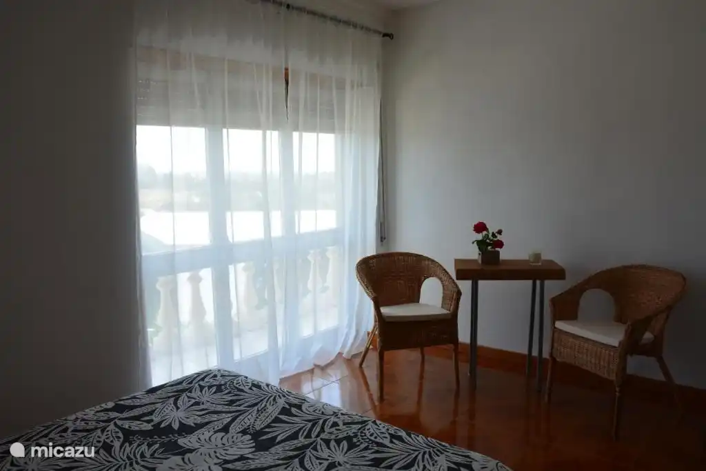 Sitting area in the bedroom