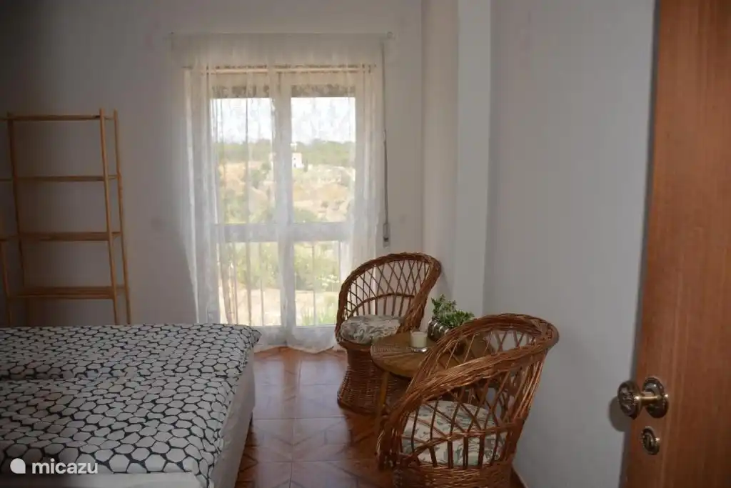 Sitting area in the bedroom